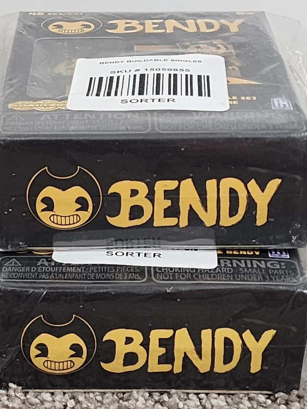 New Bendy & The Ink Machine Buildable Single Sorter Sets, Bendy & Sammy Lawrence
